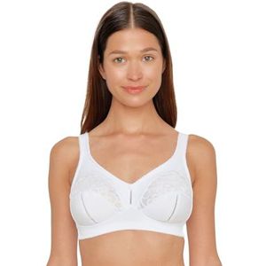 Susa Topsy Plus beugelloze beha voor dames, wit (wit 003), 80E