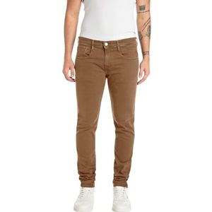Replay Anbass herenjeans, slimfit, Biscuit 522, 28W / 30L