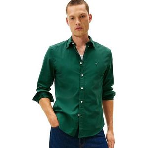 TOMMY HILFIGER - FLEX - Overhemd - Groen - Lange Mouw