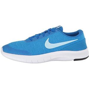 Nike Flex Run 7 Sneakers voor dames, Multicolor Kobalt Blaze Kobalt Tint Blauw Hero Wit 402, 40 EU