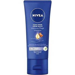 Nivea Intensieve handverzorging mini (30 ml), rijke huidcrème met amandelolie voor intensieve hydratatie, handverzorging met unieke geur Nivea