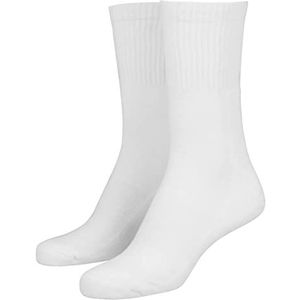 Urban Classics Unisex sportsokken 3-pack, dames en heren sokken, verkrijgbaar in vele verschillende kleuren, maten 35-38 tot 47-50, wit (white 220), 47/50 EU