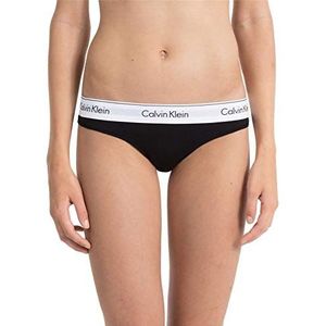 Calvin Klein dames string Modern Cotton, draad van zachte katoenmix, met stretch-aandeel, elastische band, maten: XS - XL