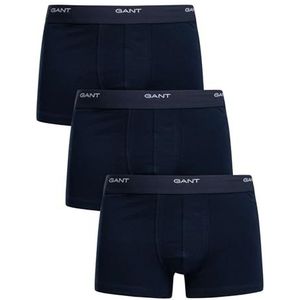 GANT CORE Trunk Herenondergoed, Marine, Standaard (3-pack), marineblauw, One size