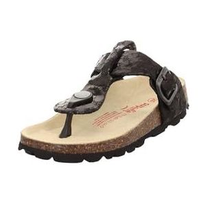 Superfit Meisjesslippers met voetbed, Zwart 0020, 24 EU Weit