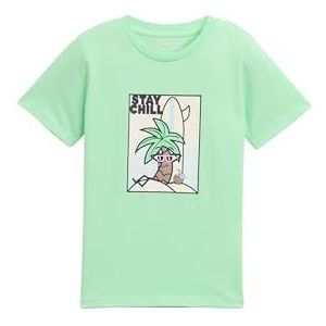 Tom Tailor - 21562 - T-shirt - Soft Neo Green - Korte Mouwen