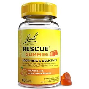 Dentaid Bach Rescue® gummibeertjes 60 gelei snoepjes (oranje)