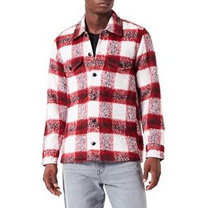 BOSS Men's Lom_2 Shirt, Open White, XXL