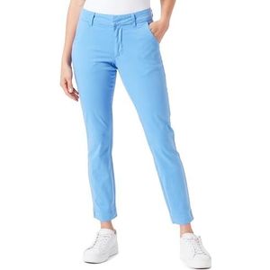 KAFFE Chino Pants Cropped Length Straight Legs Regular Taille Dames, Ultramarijn, 40