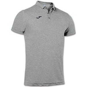 Joma Heren Hobby Polo T-shirt, grijs, 3XL