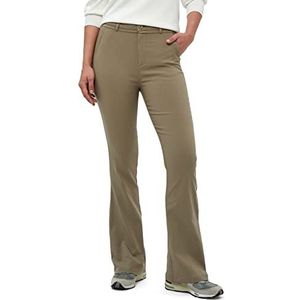 Minus Carma hoge taille uitlopende broek | grijze broek dames | lente broek voor dames UK | maat 10