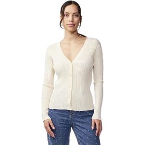 Y.A.S Dames Yasease Ls Knit S. Noos Cardigan, wit (whitecap gray), M