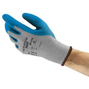 Ansell PowerFlex 80-100 multifunctionele handschoenen, mechanische bescherming, groen, maat 9 (12 paar per zak)