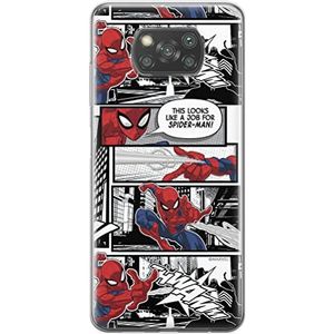 ERT GROUP mobiel telefoonhoesje voor Xiaomi POCOPHONE X3 origineel en officieel erkend Marvel patroon Spider Man 001 optimaal aangepast aan de vorm van de mobiele telefoon, hoesje is gemaakt van TPU
