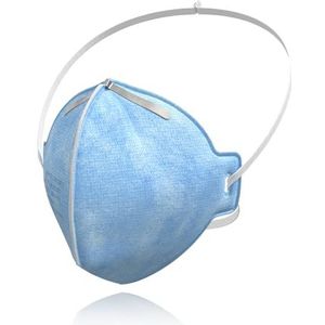 Dräger X-plore 1720 C FFP2 NR D stofmasker, universele maat, 20 stuks, blauw/wit, 20 stuks