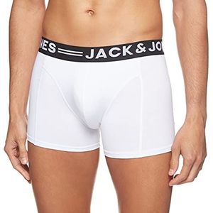 Jack and Jones Sense Trunks in zwart, Wit, XXL