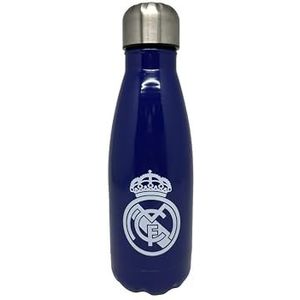 CYP Brands Real Madrid waterfles van staal, jerrycan met luchtdichte sluiting, 550 ml, officieel product