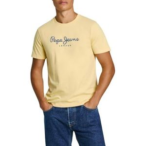 Pepe Jeans ABEL T-shirt voor heren, Geel (Gemist geel), S