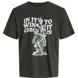 JACK & JONES - Sully - T-shirt - Groen - Katoen