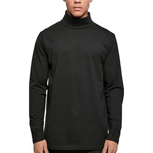 Build Your Brand Heren Turtle Neck Ls T-shirt, zwart, XL