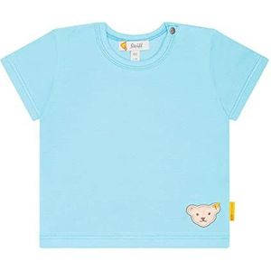 Steiff Baby - Jongens T-shirt T-shirt korte mouwen T-shirt, Blue Topaz, 56 EU, Blue Topaz, 56 cm