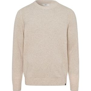 BRAX Heren Style Rick Lambswool Pullover, coconut, L