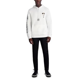 Karl Lagerfeld Paris Men's Karl Character Hoodie, White