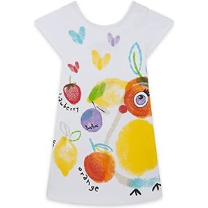Tuc Tuc FRUITTY Time Jurk, wit, 9 m