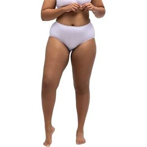 Ulla Popken Dames Taillenslip, ronde gebreide slips, sneeuwwit, 58/60, sneeuwwit, 58/60