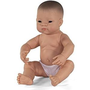 Miniland - Babypop Jongetje Met Vanillegeur 40 Cm Bruine Ogen