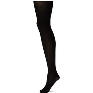 HUE Dames super ondoorzichtig pure tot taille panty, Zwart, L