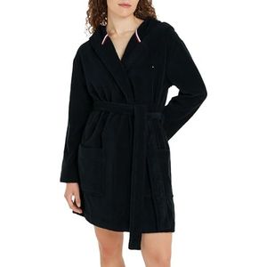 Tommy Hilfiger Badjassen voor dames, Blauw (Woestijnhemel), L