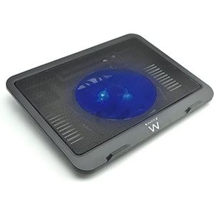 Ewent EW1250 laptop cooling pad 40,6 cm (16") 1000 RPM Zwart