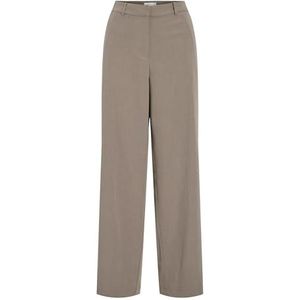 VILA - VISIFFE - Broek - Taupe - Gerecycled Materiaal - High Waist