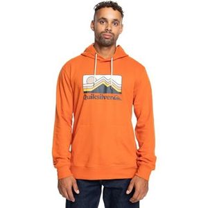 Quiksilver Trui QS GRADIENT MOUNTAINS HOODIE Heren Bruin L