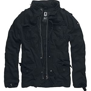 Brandit BRITANNIA zomer vintage heren overgangsjas army outdoor jas, zwart (2), 3XL