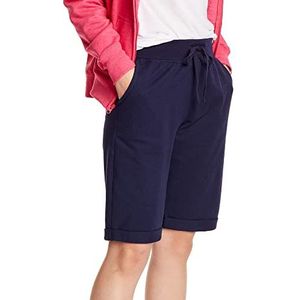 Hanes Women's French Terry Bermuda Short, Navy, Medium