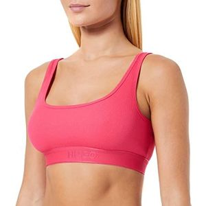 HUGO Rib Bralette voor dames, Helder Pink670, L