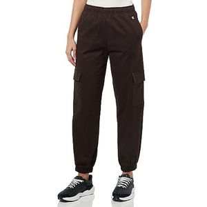 Champion Legacy American Classics W-Stretch Cotton Twill Hoge Taille Relaxed Wide Leg Trainingsbroek Dames, Bruin, M