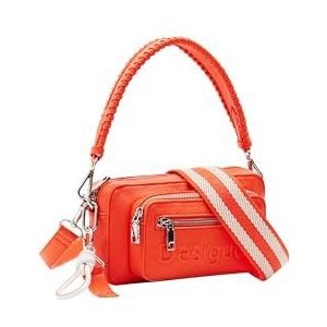 Desigual Dames Half Logo 24 CAMB Accessoires PU Across Body Bag, Oranje, oranje, Eén Maat