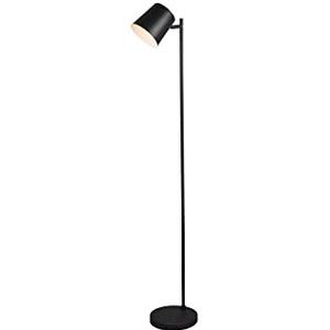 REALITY BLAKE - Vloerlamp - Zwart mat - incl. 1x SMD 5W - Oplaadbaar (USB) - Dimbaar