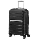 Samsonite Flux Spinner 55/20 Uitbreidbare Handbagage Koffer, (55 Cm - 44 L), Zwart