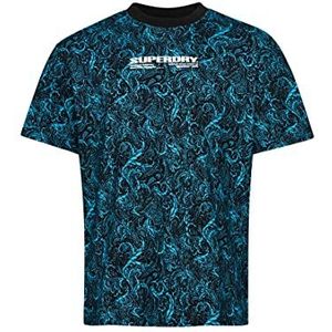 Superdry X Surplus AOP Tee Surplus Paisley S Herenshirt, kasjmier overschot, S