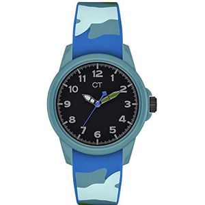 Cool Time Kids polshorloge met kunststof armband, blauw, Eén maat, modern