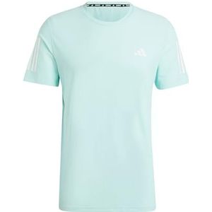 adidas Heren Own the Run Tee, Semi Flash Aqua, 3XL Tall