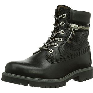 Bronx BX 582 Desert Boots voor dames, Zwart Zwart Leopard846, 36 EU