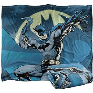 BATMAN Silky Touch Super Zachte Sprei Deken, 152 x 127 cm