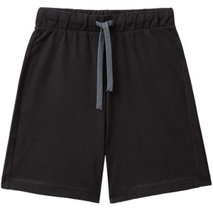 United Colors of Benetton Bermuda 3BL0C901H Shorts, zwart 100, El Kids, Zwart 100, 170 cm