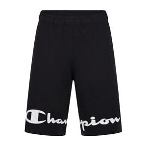 Champion Legacy Authentic Pants Pro Jersey Split Logo Shorts Zwart, M voor heren