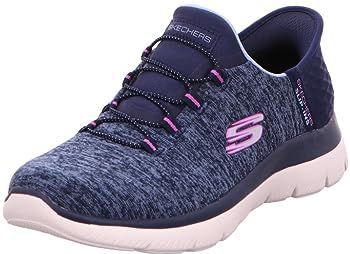 Skechers Dames 149937-nvpr Sneaker, Navy Paars, 37 EU